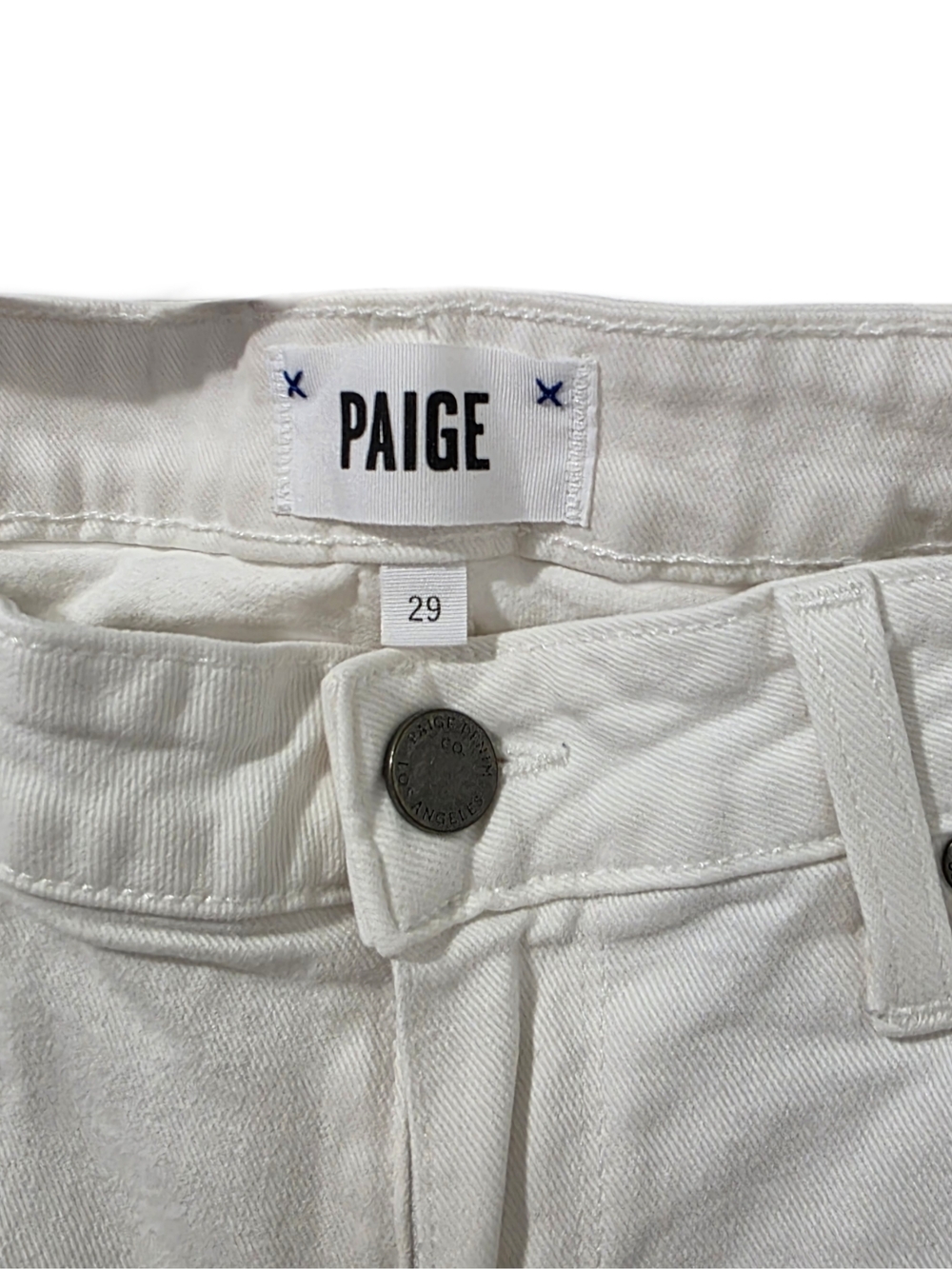 PAIGE Kylie Crop Jeans In Optic White - Picture 4 of 8